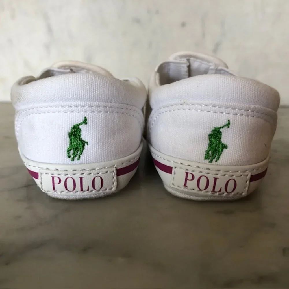 RALPH LAUREN POLO Baby Crib Shoes